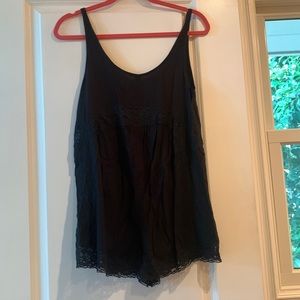 Black Volcom Romper size xs!